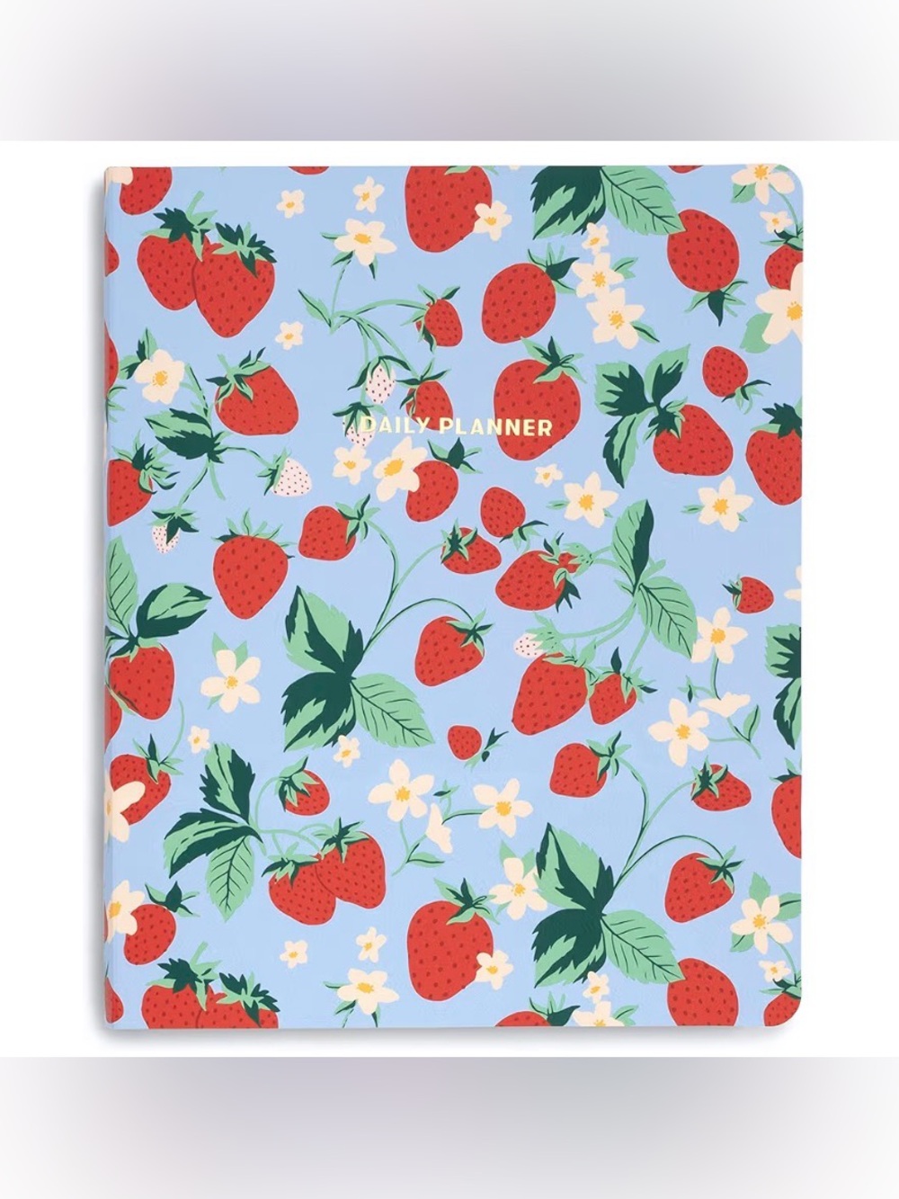 NWT ban.do Strawberry Field Undated Daily Planner